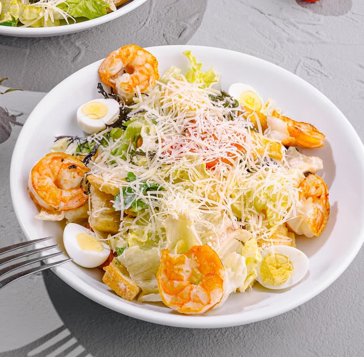 Цезарь с креветками